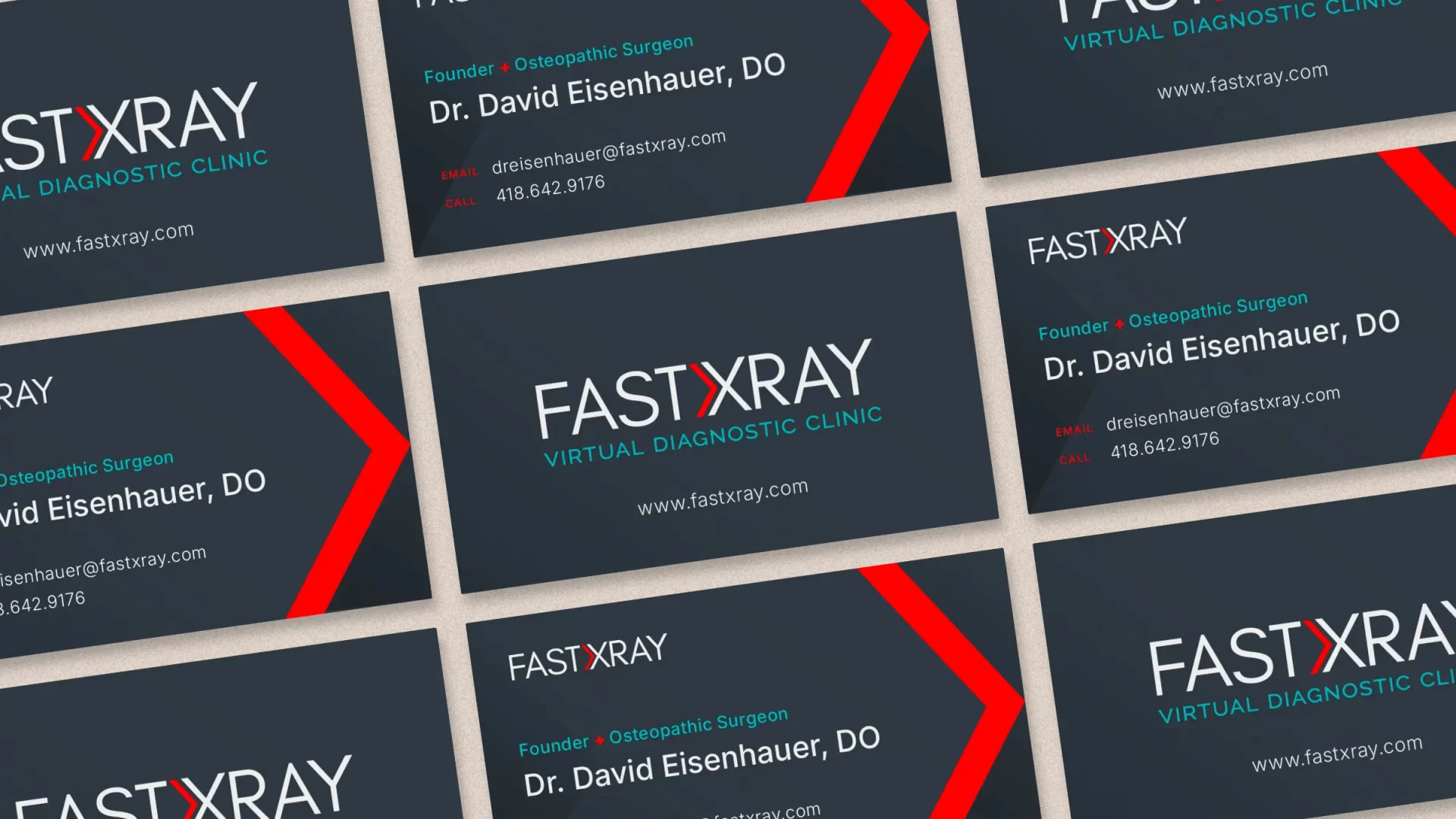 Business card designs for FastXray