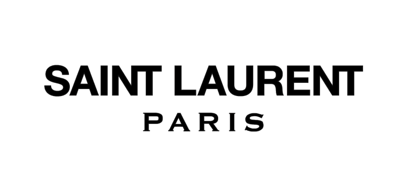 San serif wordmark for Saint Laurent